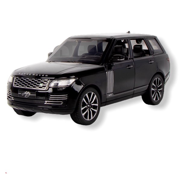Mô hình xe Range Rover SV Autobiography 2022 1:24 Black White cover