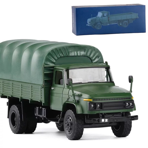 SP004552 [Jackiekim] Mô hình xe Army JK823504 Liberation 141 military truck 1:36 [Green]