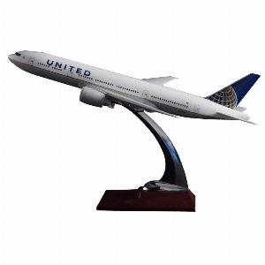 Mô hình máy bay United Airlines resin B777 32cm 
