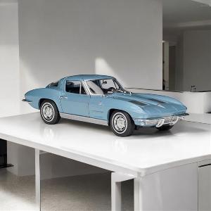 MÔ HÌNH XE CỔ CHEVROLET CORVETTE 1963 – TỈ LỆ 1:24 – HUYỀN THOẠI CƠ BẮP MỸ