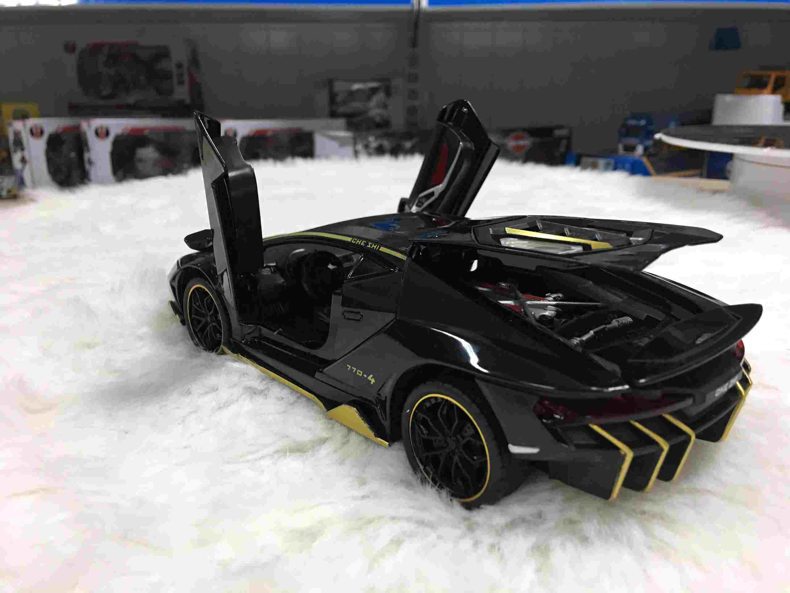 Chezhi] Lamborghini Aventador LP770 124 [Black] SP006005