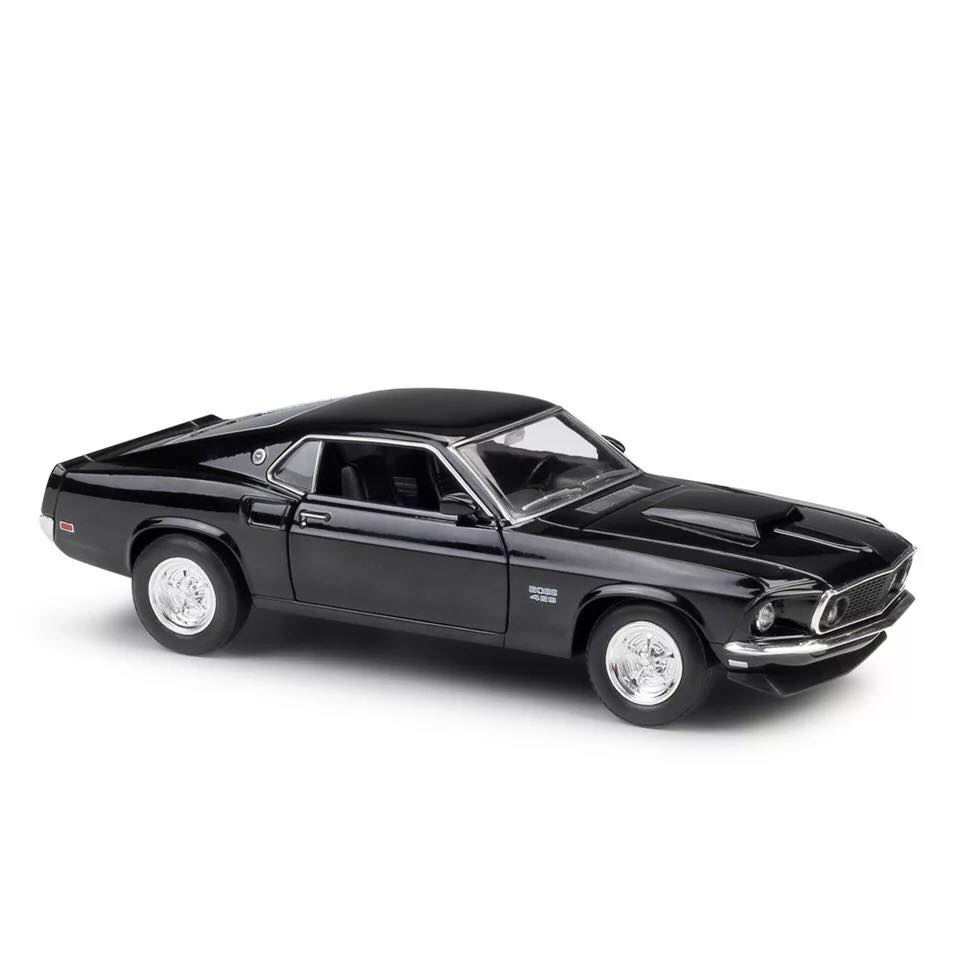 Mô hình xe cổ Ford Mustang 1969 Boss 429 1:24 [Black] - SP005190