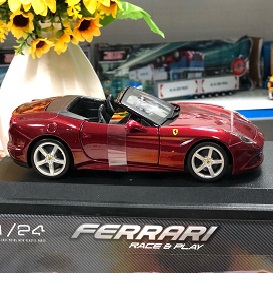 SP004968 [Burago] Mô hình xe Ferrari California T 1:24 [Red] - Mui trần