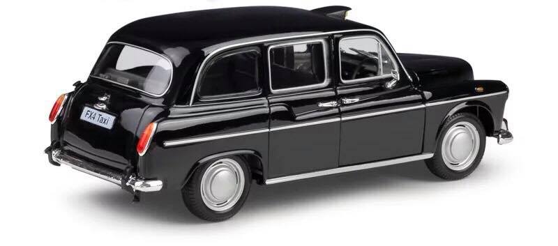 Mô hình xe cổ London Taxi Austin FX4 1958 tỷ lệ 1:24 [Đen]
