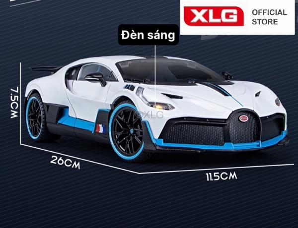 Mô hình xe thể thao Bugatti Divo 1:18 hợp kim cao cấp có đèn led âm thanh