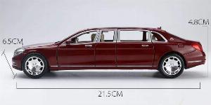 [XLG] Mô hình xe Mercedes-Benz Maybach S600 Pullman Ext - Red
