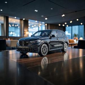 Mô Hình Xe BMW M3 CS LCI 1:24 Black Mamba Có Đèn Âm Thanh Chính Hãng