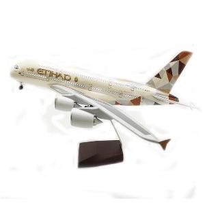 Mô Hình Máy Bay Etihad Airways Boeing B787 47cm Có Đèn LED Bánh Xe - Mô Hình Hàng Không Cao Cấp