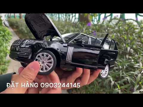 Mô hình xe ô tô Range Rover tỷ lệ 1:18 Autobiography đèn led, gập gương, mở nắp xăng - mohinhxe.net