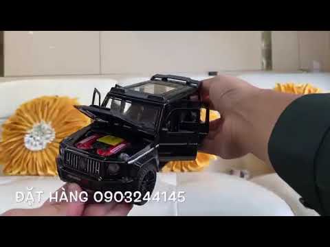 Review Mô hình xe Mercedes G800 Brabus tỷ lệ 1:24 dài 22 cm - Mohinhxe.net